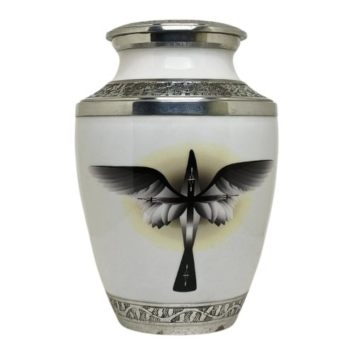 Large Adult Cremation Urns for Human Ashes & Pet with Free Black Velvet Bag - Picture 1 of 5