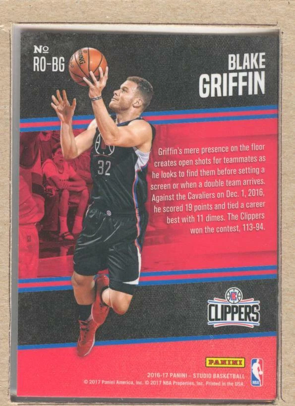 Blake Griffin RO-BG 2016-17 Studio Rising to the Occasion - Image 2 of 2