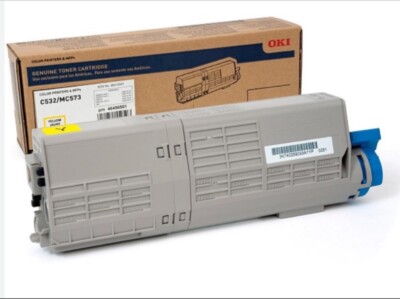 Genuine OKI C532 C532DN / MC573 MC573DN 46490501 OEM SD YLD YELLOW TONER 3K