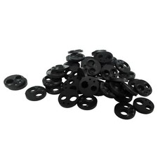 50 Pcs Dental 4 Hole Rubber Seal Cushion Gasket for High Slow Speed Handpieces