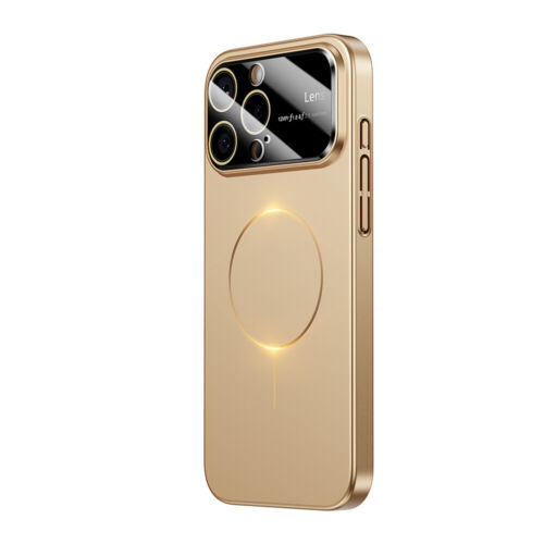Cubierta trasera rígida delgada protección lente completa magnética para iPhone 16 Pro Max 15 14 - Imagen 10 de 16