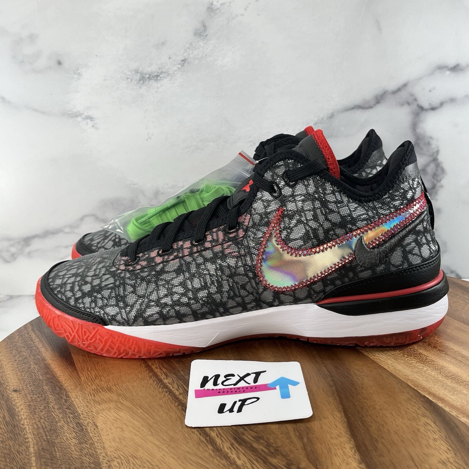 SAOLA Nike LeBron James NXXT Gen x FaZe Clan Bred Nero Rosso DR8784 001 Taglia 13 Uomo
