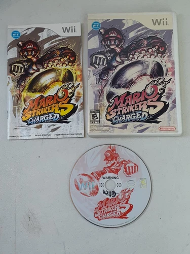 Mario Strikers Charged Nintendo Wii 2007 Complete with Manual CIB Tested  125