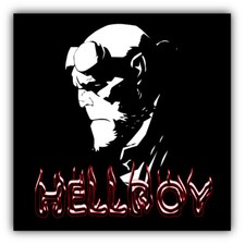 Hellboy Face Car Bumper Sticker Decal - 3'' or 5''