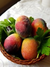 Crystals and 5 Colours Decorate Dye Paint Painting Colouring Glitter EASTER EGGS