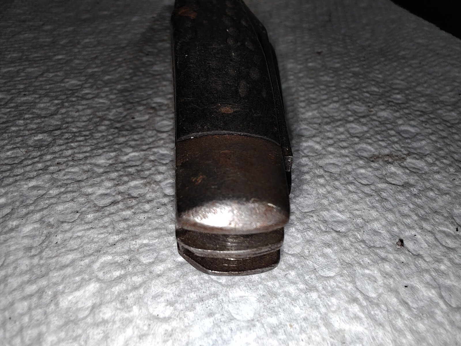 ANTIQUE KABAR KA BAR POCKET KNIFE OLEAN NY NEW YORK ANTLER STAG