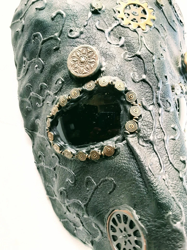 Large Nose Mask/Wall Art One of A Kind Plague Doctor Handmade - Image 4 of 4