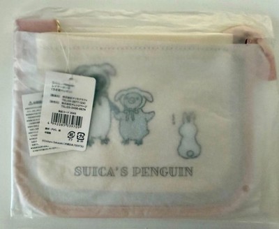 Suica Penguin Layered Pouch Rabbit Ears JR East Japan Limited Mascot Cute Rare
