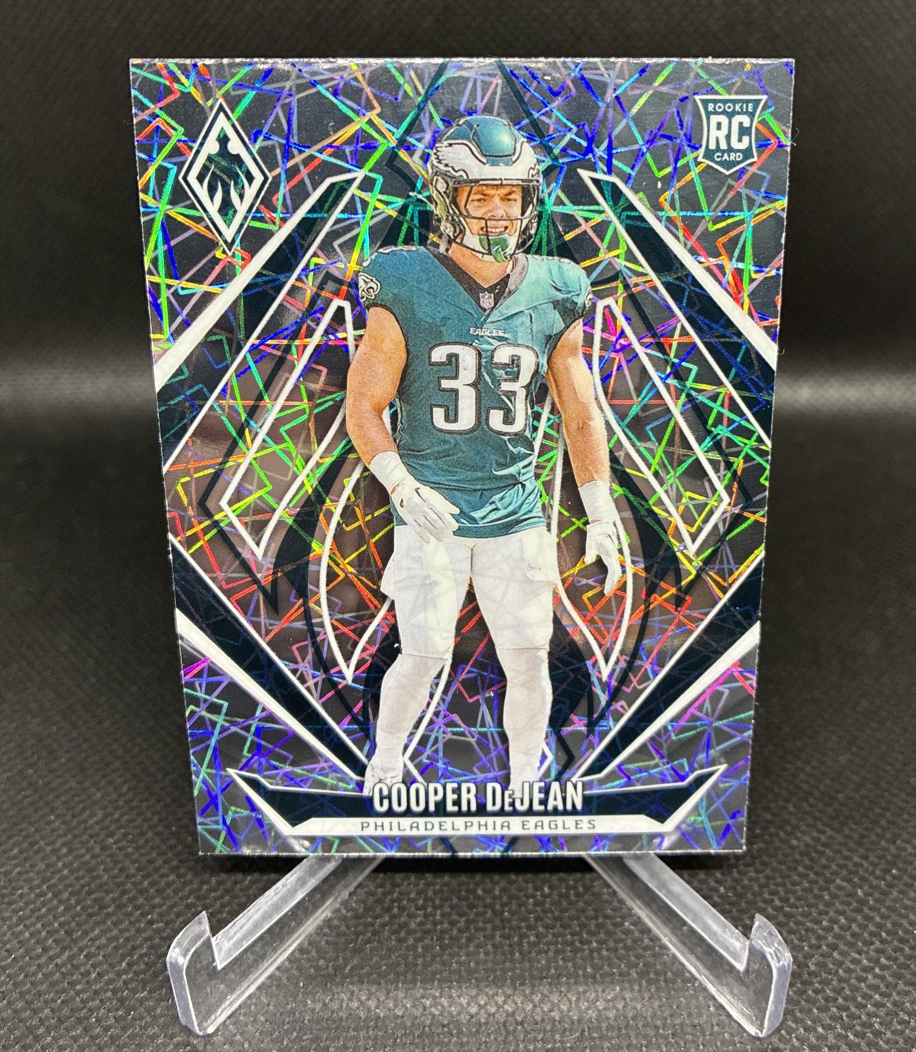 2024 Panini Phoenix - Cooper DeJean - Rookie Laser Prizm! Eagles DB # 171 (RC)