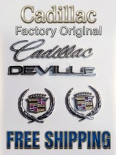 Oem 94 95 96 97 98 99 Cadillac Deville Side Emblem Logo Badges 6 Pcs