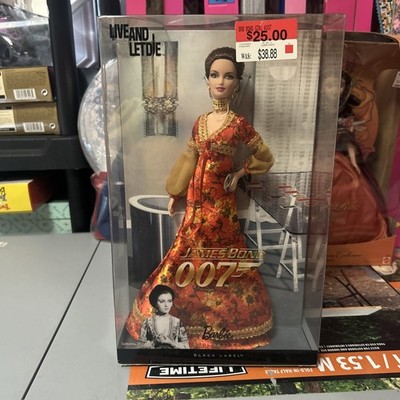 NIB 2010 Mattel James Bond 007 Live And Let Die Barbie Solitaire T4551 Blk Label