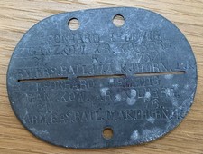 WW1 German Soldier Identification Tag / Dog Tag Leonard Hellwig