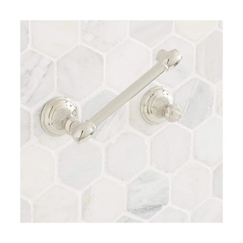 Signature Hardware 480491 Beasley Double Post Toilet Paper Holder - Picture 3 of 9