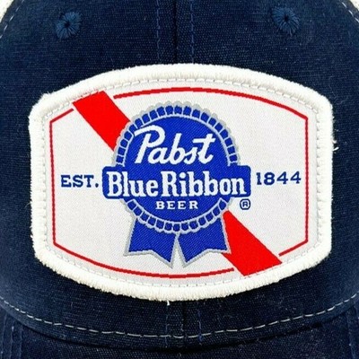 PABST BLUE RIBBON Gift Hipster Snapback Trucker Hat Mesh Patch Cap PBR VTG