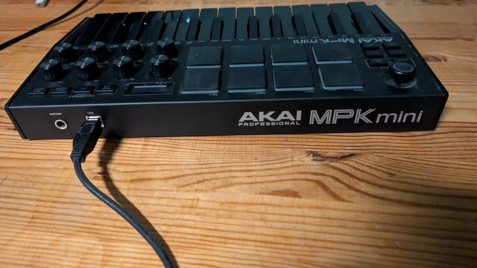 [OVP] Akai Professional MPK Mini MK3 MIDI-Keyboard - Schwarz (MPKMINI3B) - Bild 3 von 4