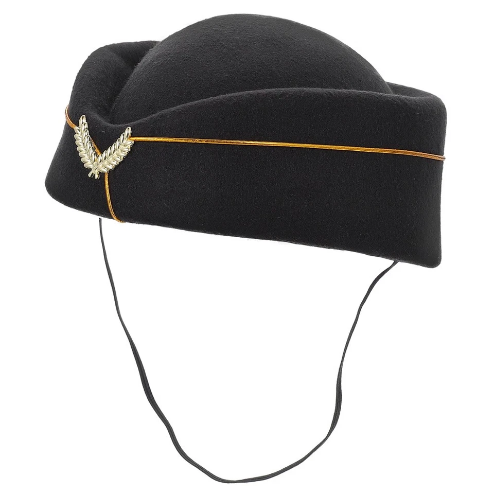Costume Accessory Stewardess Cap for Women Airline Pilot Hat Hostess - image 4 of 4