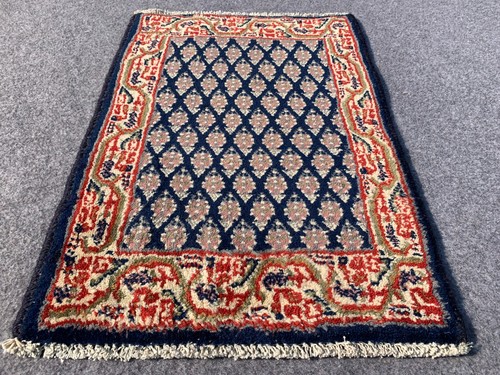 Toller handgeknüpfter Badam Gul Mir Wollteppich 1,10 x 1,4 Fuß - Bild 3 von 12