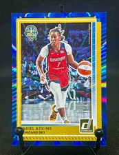 Ariel Atkins 2025 Donruss WNBA Blue Laser /49 #74 Chicago Sky Mint Centered