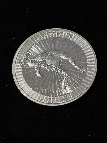 Premium 1 oz silver zombucks Kangaruin Round $75 Rare Free Shipping