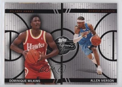 2008 Co-Signers Changing Faces 813/899 Allen Iverson Dominique Wilkins HOF 0h3w