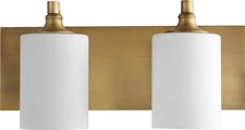 Quorum International 5009-2 Celeste 2 Light 16-1/2"W Bathroom - Brass