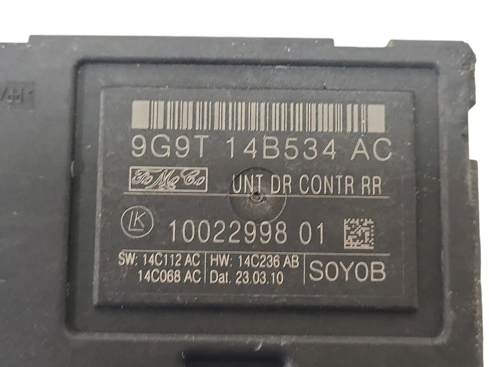 Centralina porta posteriore destra Ford Mondeo IV Turnier BA7 9G9T14B534AC 27513894 - Immagine 4 di 4