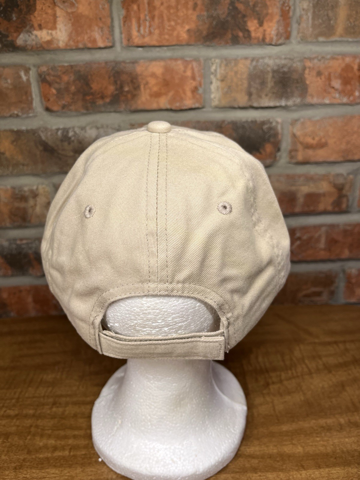 Plain Blank Solid Beige Tan Strapback Outdoor Cap… - image 3