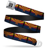 "Buckle Down Men's Seatbelt Belt Arizona W30156 1.5\" Wide - 32-52 Inc (Us Import)"