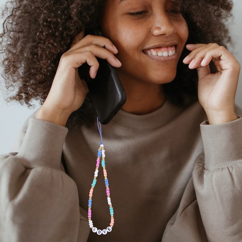 3 Pcs Mobile Phone Rope Hanger Beaded Chains Smartphone Hanging Ropes - 第 3/12 張圖片