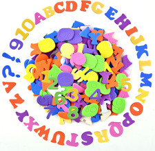 Self-Adhesive Foam Letter Alphabet Number Stickers Assorted Colors for Arts Craf