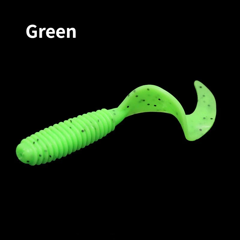 50 Stück Jig Wobbler Wurm Weiche Angelköder Silikonköder für Karpfen Barsch... - Bild 2 von 4