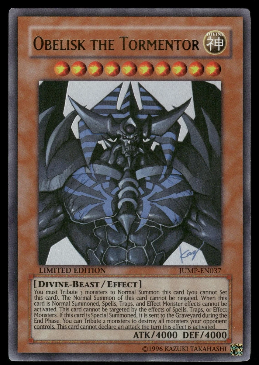 Obelisk The Tormentor Yu-Gi-Oh! TCG Ultra Rare Individual