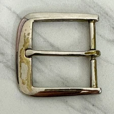 Dutyman Silver Tone Simple Basic Belt Buckle
