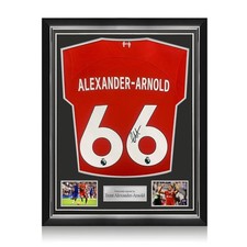 Maglia del Liverpool 2024 autografata da Trent Alexander-Arnold Telaio superiore