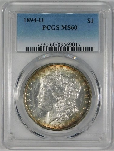 1894-O $1 Morgan Silver Dollar Coin PCGS MS60 **Better Date**