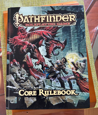 Pathfinder Roleplaying Game Core Rulebook 1st Edition Hardcover Paizo RPG