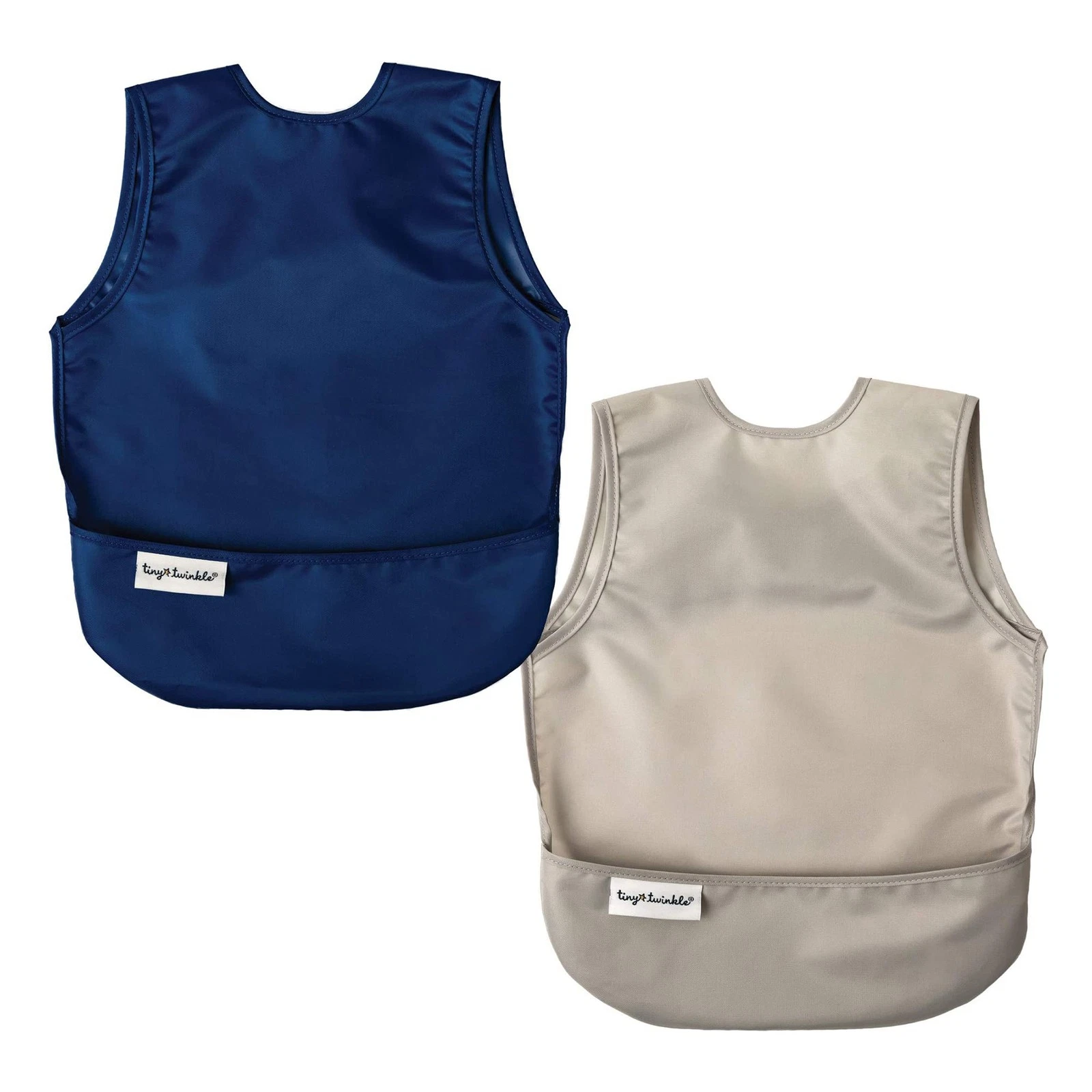 Mess Proof Baby Bibs | 2 Pack Waterproof Toddler Bib for Eating | Baby Apron ...