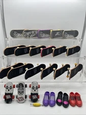 Tech Deck Hot Wheels Fingerboards Lot Of  20 With Shoes Toy Fun
