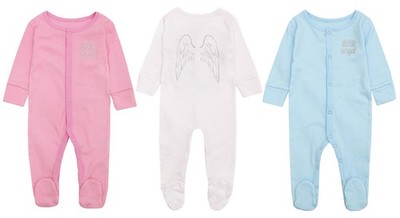 Baby Jungen Mädchen kleine Engelsflügel Strampler Schlafanzug Strampler Babyparty Geschenk