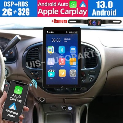 10'' Rotate Carplay For Toyota Tundra 2003-2006 Car Radio Stereo Android 13 GPS