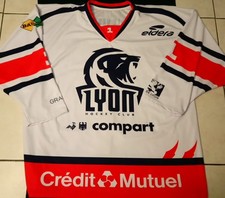 LYON HOCKEY CLUB CLEMENT GINIER #1 MAILLOT DE MATCH JOUEUR TAILLE 4XL