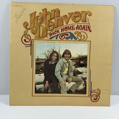 John Denver   Back Home Again Vinyl LP Record CPL1-0548 RCA Victor 1974 Folk Pop