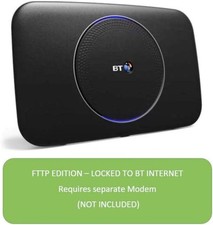 BT Smart Hub 2 FTTP Router, Wi-Fi, Ethernet, Fibre Optic, Dual Band, 2.4... 