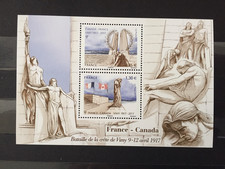 Feuillet Timbre France 2017 YT F5136 Bataille de Vimy