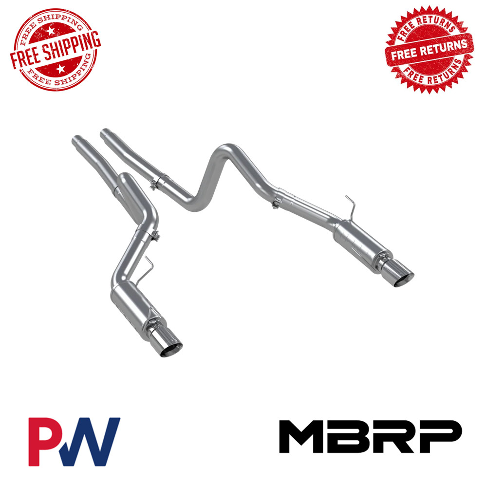 MBRP 3'' Cat-Back SS Exhaust Dual Exit W/ SS Tip For 2007-2010 Ford Shelby GT500