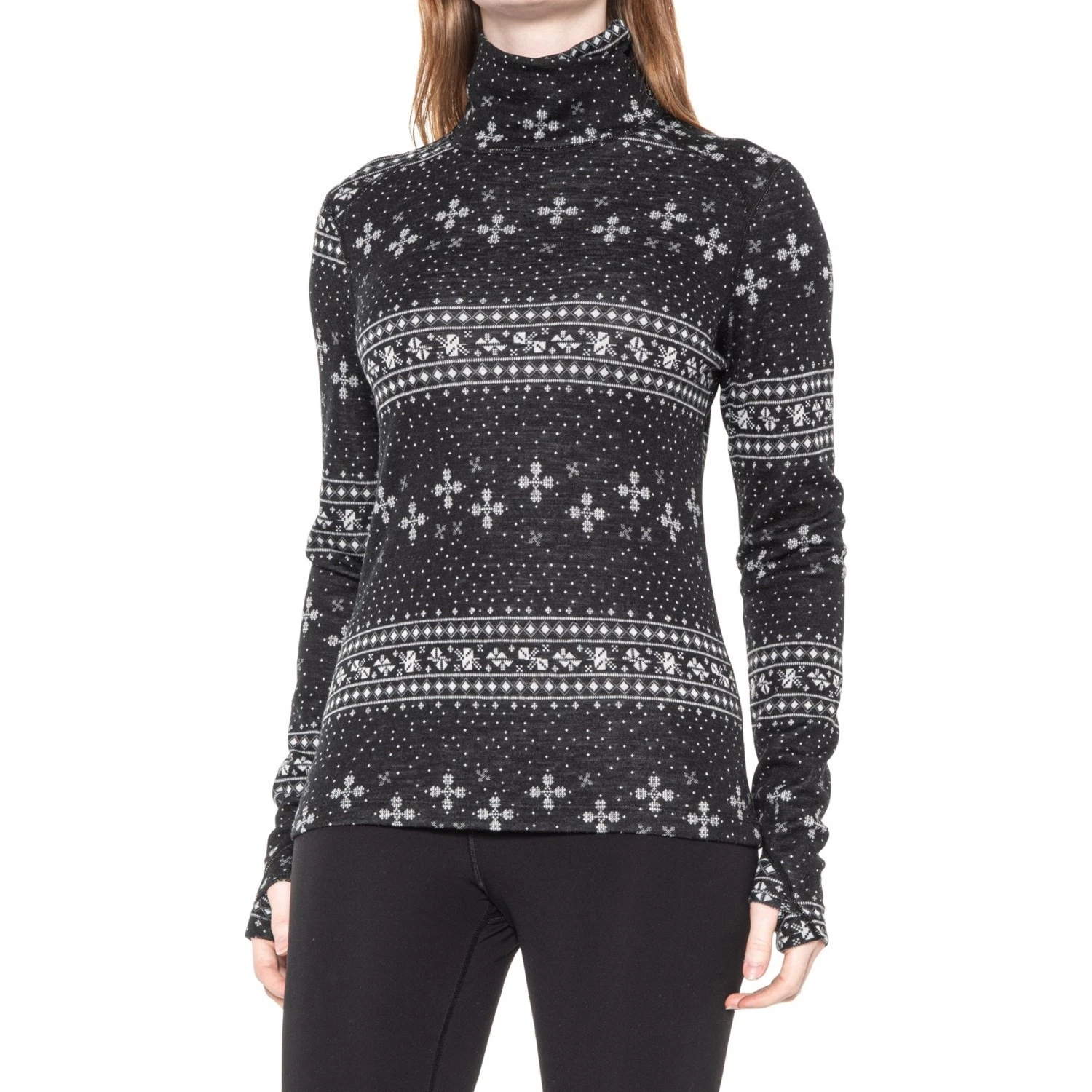 Terramar Thermawool Woolskins Base Layer Top S Merino Wool Fair Isle Turtleneck
Opens in a new windo