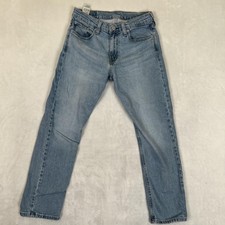 Levi's 502 Jeans Mens 29x30 Blue Regular Taper Stretch Denim Light Wash Pants