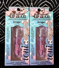 2pk IONI GLOW GETTER MY DREAMS GRAPE FRUIT EXTRACT VIT E LIP OIL LIPGLOSS HYBRID