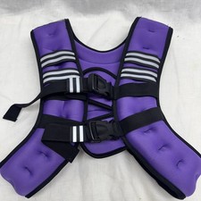 8 lb Weighted Vest Men/Women Weighted Strength Training Cardio Purple