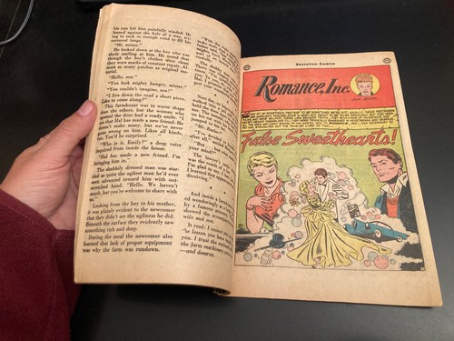 SENSATION #103 (1951) *Golden Age Wonder Woman!* Robot Cover! Bright & Colorful! - Picture 17 of 20